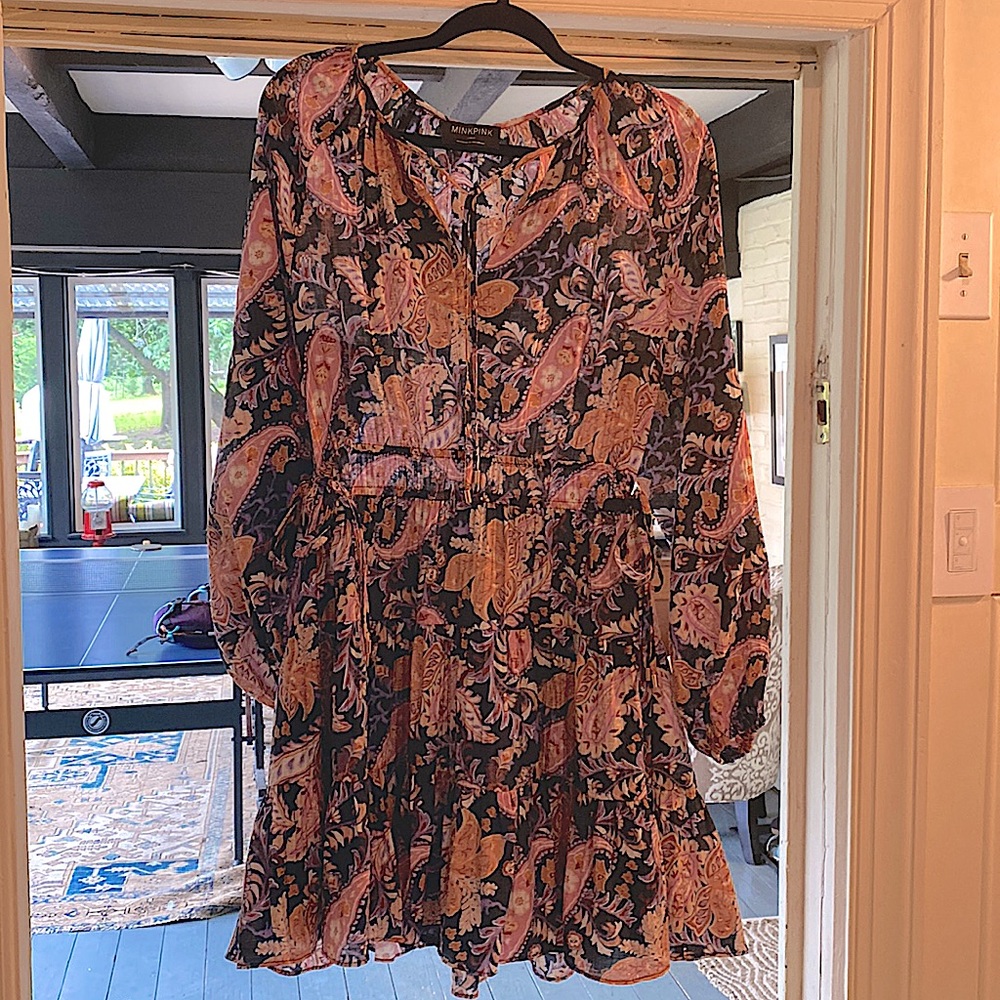 Boutique long sleeve mini dress